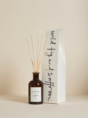 Wild Fig and Saffron Reed Diffuser by Plum & Ashby